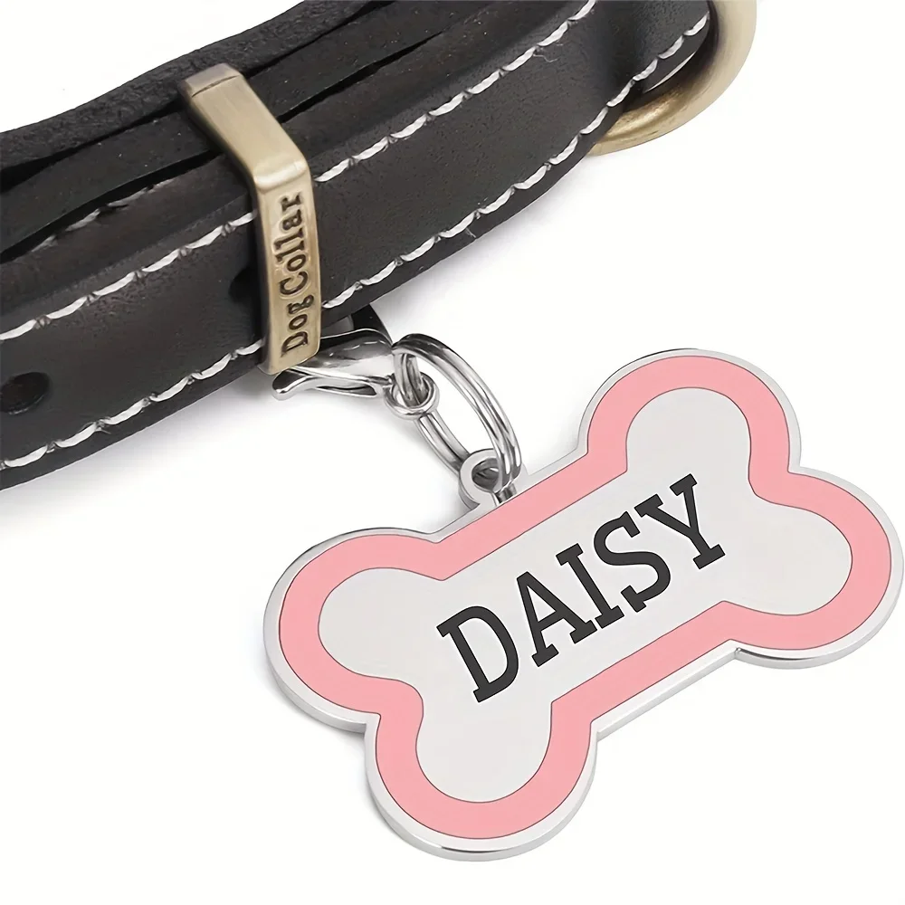 Personalized Anti-Lost Name Phone No. Dog Tags For Cat Pets Custom Durable Slide-On Pet ID Tag Safety & Security 2025 - Image 4