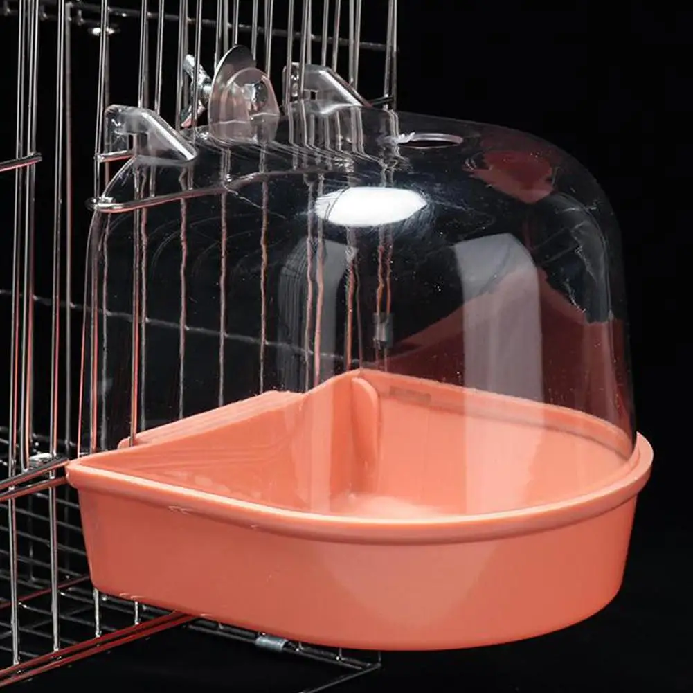 Hanging Bird Bath Is Waterproof Wear-resistant And Easy To Clean Cage-style External Bath For Birds Such As Parrots And Myn - Image 3