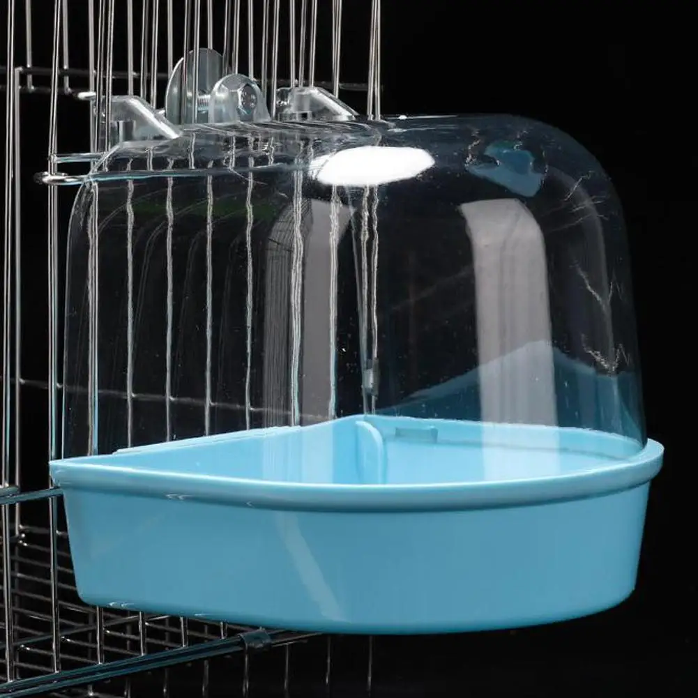 Hanging Bird Bath Is Waterproof Wear-resistant And Easy To Clean Cage-style External Bath For Birds Such As Parrots And Myn - Image 4